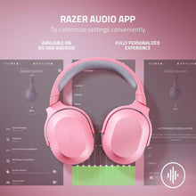 Load image into Gallery viewer, Razer Barracuda X Wireless Gaming &amp; Mobile Headset (PC, Playstation, Switch, Android, iOS): 2022 Model - 2.4GHz Wireless + Bluetooth - Lightweight 250g - 40mm Drivers - Quartz Pink (Renewed)
