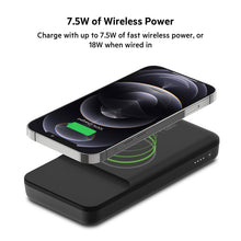 Load image into Gallery viewer, Belkin Portable Charger, Power Bank 10000 mAh - Magnetic USB-C 7.5W Fast Wireless Charger - MagSafe Charger Battery Pack - iPhone Charger - iPhone 17, Air, Pro, Pro Max, Google Pixel 10, etc. - Black
