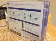 Load image into Gallery viewer, Netgear WN2000RPT-111NAS N300 WiFi Range Extender, Black (Renewed)
