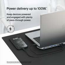 Load image into Gallery viewer, Belkin Connect 11-in-1 Universal USB-C Pro Dock w/ 3-Monitor Support, Silicon Motion Technology - Works with Mac, Windows, and Chromebook - 100W PD w/ 10Gbps Transfer Speeds &amp; 2.5Gbps Ethernet - Grey

