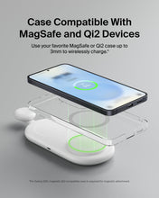 Load image into Gallery viewer, Belkin 3-in-1 MagSafe-Compatible Wireless Charging Pad with Qi2 15W - iPhone Charger - Fast Charging Wireless Charging Station for iPhone 17, 16, &amp; 15 Series, AirPods, Apple Watch, &amp; More - Black
