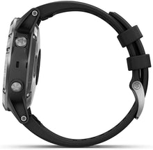 Load image into Gallery viewer, Garmin fēnix 5 Plus, Premium Multisport GPS Smartwatch, Features Color Topo Maps, Heart Rate Monitoring, Music and Pay, Black/Silver, Europe
