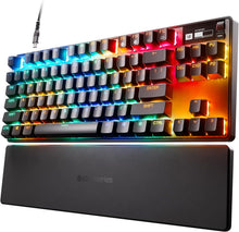 Load image into Gallery viewer, SteelSeries Apex Pro TKL HyperMagnetic Gaming Keyboard - World's Fastest Keyboard - Adjustable Actuation - Esports Tenkeyless - OLED Screen - RGB - PBT Keycaps - USB-C - 2023 Edition,Black

