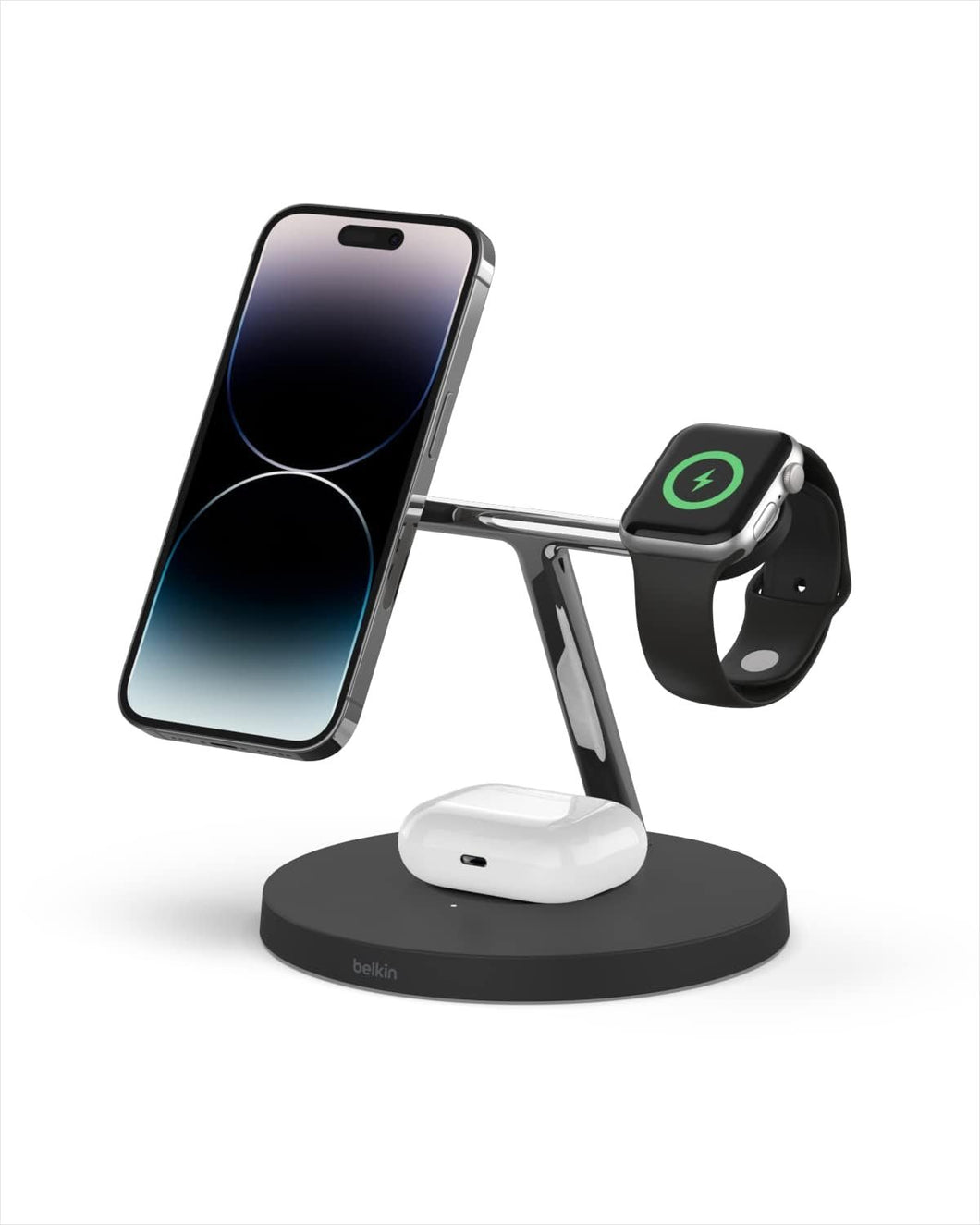 Belkin MagSafe Charger Compatible 3-in-1 Wireless Charging Stand