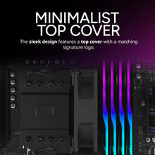 Load image into Gallery viewer, Cooler Master Hyper 411 Nano CPU Air Cooler, SickleFlow 92 PWM Fan, 4 Copper Heat Pipes, 136mm Tall, Sleek Top Cover, AMD Ryzen AM5|AM4, Intel LGA 1851|1700 Brackets
