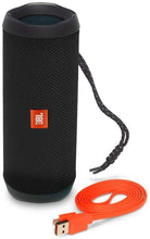 Load image into Gallery viewer, JBL Flip 4 Waterproof Portable Bluetooth Speaker (Black) (Renewed)
