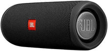 Load image into Gallery viewer, JBL JBLFLIP5BLKAM FLIP 5 Waterproof Portable Bluetooth Speaker Black
