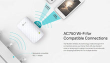 Load image into Gallery viewer, TP-Link AC750 Wifi Range Extender | Up to 750Mbps | Dual Band WiFi Extender, Repeater, Wifi Signal Booster, Access Point| Easy Set-Up | Extends Wifi to Smart Home &amp; Alexa Devices (RE200)
