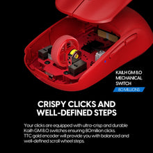 Load image into Gallery viewer, Pulsar Gaming Gears X2 Wireless Gaming Mouse, Ultra Lightweight, Symmetrical, 2.4 Ghz 1 ms, 26000 DPI, Optical Sensor PAW3395, TTC Gold Encoder (Renewed)
