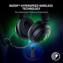 Load image into Gallery viewer, Razer Kraken V3 Pro Wireless Gaming Headset with Haptic Technology, THX Spatial Audio, 50mm Titanium Drivers, Hybrid Memory Foam Cushions
