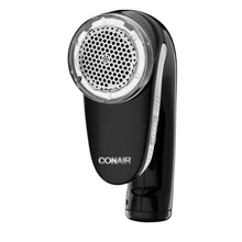 Load image into Gallery viewer, Conair Fabric Shaver and Lint Remover, Rechargeable Portable Fabric Shaver, Black
