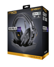 Load image into Gallery viewer, RIG 800 PRO HD Wireless Gaming Headset &amp; Multi-Function Base Station - Compatible with PC, Mac, PS5, PS4 - with Dolby Atmos 3D Audio for Windows 10/11 PCs (NOT Compatible with Xbox)
