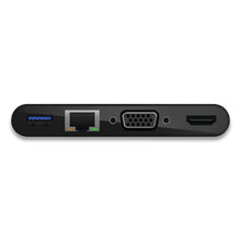 Load image into Gallery viewer, Belkin USB-C Multimedia + Charge Adapter, 4K HDMI/USB-A/USB-C/VGA, 4.9 ft, Black
