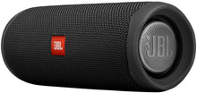 Load image into Gallery viewer, JBL Flip 5 Waterproof Portable Wireless Bluetooth Speaker Bundle - (Pair) Black (Renewed)
