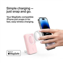 Load image into Gallery viewer, Belkin Boost↑Charge™ Wireless Power Bank 5K w/MagSafe Compatible 7.5W Charging
