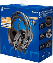 Load image into Gallery viewer, RIG Gaming Headset 500 PRO HS - Full Size - Wired - 3.5 mm Jack - Noise isolating - for Sony Playstation 4, Sony Playstation 4 Pro, Sony Playstation 4 Slim (Renewed)
