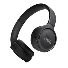 Load image into Gallery viewer, JBL Tune 520BT - Wireless On-Ear Headphones, Up to 57H battery life and speed charge, Lightweight, comfortable and foldable design, Hands-free calls with Voice Aware (Black) (Renewed)
