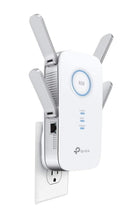 Load image into Gallery viewer, tp-link AC2600 Dual Band Wi-Fi Range Extender w/Gigabit Ethernet Port, Extends WiFi to Smart Home &amp; Alexa Devices, 4x4 MU-MIMO (RE650) (Renewed)
