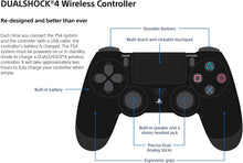 Load image into Gallery viewer, DualShock 4 Wireless Controller for PlayStation 4 - Jet Black [Old Model]
