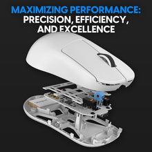 Load image into Gallery viewer, Pulsar Gaming Gears X2 V2 and X2 H and X2 A Series Wireless Gaming Mouse, Ultra Lightweight, Symmetrical, Optical Switch, 2.4 Ghz 1 ms, 26000 DPI, PAW3395 Sensor (Renewed)
