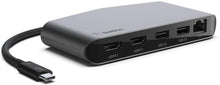 Load image into Gallery viewer, Belkin Thunderbolt 3 Dock Mini W/ Thunderbolt 3 Cable (Thunderbolt Dock for MacOS and Windows USB-C Laptops, Dual 4K @60Hz, 40Gbps Transfer Speeds), Thunderbolt Mini
