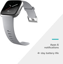 Load image into Gallery viewer, Fitbit Versa Lite Edition Smartwatch with S/L bands - White/Silver (Renewed)
