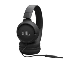 Load image into Gallery viewer, JBL Tune 520C - USB-C Wired on-Ear Headphones with Hi-Res Audio Support, JBL Pure Bass Sound, Comfort fit, USB-C connectivity, 3-Button Remote with Microphone and EQ presets Control (Black) (Renewed)
