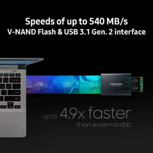 Load image into Gallery viewer, SAMSUNG T5 Portable SSD 500GB - Up to 540MB/s - USB 3.1 External Solid State Drive, Black (MU-PA500B/AM)
