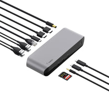 Load image into Gallery viewer, Belkin Thunderbolt 3 Dock Pro w/ Thunderbolt 3 Cable - USB-C Hub - USB-C Docking Station for MacOS &amp; Windows, Dual 4K @60Hz, 40Gbps Transfer Speed, 85W Upstream Charging, w/ Ethernet, SD &amp; Audio Ports
