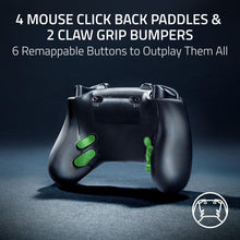 Load image into Gallery viewer, Razer Wolverine V3 Pro Wireless Gaming Controller: Licensed for Xbox Series X|S, Xbox One, Windows PC - 6 Remappable Buttons - Fast Triggers - Customizable Thumbsticks - Wired Tournament Mode - Black
