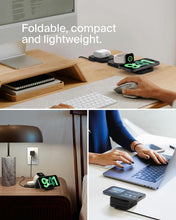 Load image into Gallery viewer, Belkin 2-in-1 Magnetic Charging Travel Pad 15W - MagSafe-Compatible Foldable Qi2-Certified Wireless Charging Station, iPhone Charger for iPhone 16 Series, Apple Watch 9, AirPods, and More
