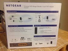Load image into Gallery viewer, Netgear WN2000RPT-111NAS N300 WiFi Range Extender, Black (Renewed)
