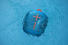 Load image into Gallery viewer, Logitech UE WONDERBOOM Portable Waterproof Bluetooth Speaker - Wireless Boom Box - Bulk Packaging - Subzero Blue (Renewed)
