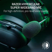 Load image into Gallery viewer, Razer BlackShark V2 HyperSpeed for PC - Wireless Ultra-Lightweight Esports Headset (280g, HyperClear Super Wideband Mic, Triforce Titanium 50 mm Drivers, Bluetooth) Black (Renewed)
