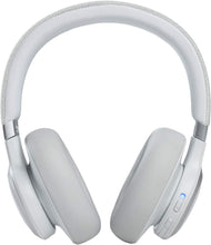 Load image into Gallery viewer, JBL Live 660NC - Wireless Over-Ear Noise Cancelling Headphones with Long Lasting Battery and Voice Assistant - White (Renewed)
