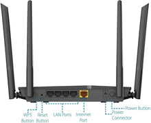 Load image into Gallery viewer, D-Link WiFi Router AC1200 High Power Gigabit Ethernet Dual Band Mesh Wireless Internet for Home Gaming Parental Control Wi-Fi (DIR-1260) (Renewed)
