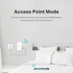 Certified Refurbished TP-Link RE230 AC750 WiFi Extender, Up to 1200 Sq.ft Dual Band WiFi Range Extender, WiFi Booster to Extend Range of WiFi (Renewed)