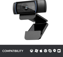 Load image into Gallery viewer, Logitech HD Pro Webcam C920, 1080p Widescreen Video Calling and Recording-(Renewed)
