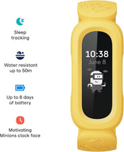 Load image into Gallery viewer, Fitbit Ace 3 Activity-Tracker for Kids 6+, Minions Special Edition, Yellow, One Size
