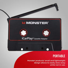 Load image into Gallery viewer, Monster iCarPlay Cassette Adapter 800 for iPod and iPhone -3 feet
