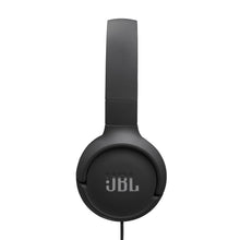 Load image into Gallery viewer, JBL Tune 520C - USB-C Wired on-Ear Headphones with Hi-Res Audio Support, JBL Pure Bass Sound, Comfort fit, USB-C connectivity, 3-Button Remote with Microphone and EQ presets Control (Black) (Renewed)
