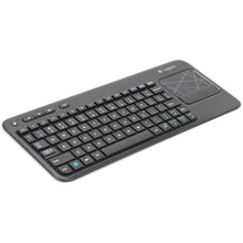 Load image into Gallery viewer, Logitech Wireless Touch K400r USB Compact Keyboard w/3.5in Touchpad - 920-003070 - Black(Renewed)
