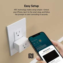 Load image into Gallery viewer, Wemo Smart Plug with Thread - Smart Outlet for Apple HomeKit - Smart Home Products, Smart Home Lighting, Smart Home Gadgets - Homekit Smart Plug - Tech Gifts - Works W/ Apple iPhone, Easy NFC Set Up
