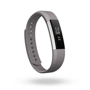 Fitbit Alta, Accessory Band, Leather, Graphite, Small