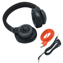 Load image into Gallery viewer, JBL Wireless Over-Ear Noise-Cancelling Bluetooth Headphones with Mic and One-Button Remote E65BTNC, Black (Renewed)
