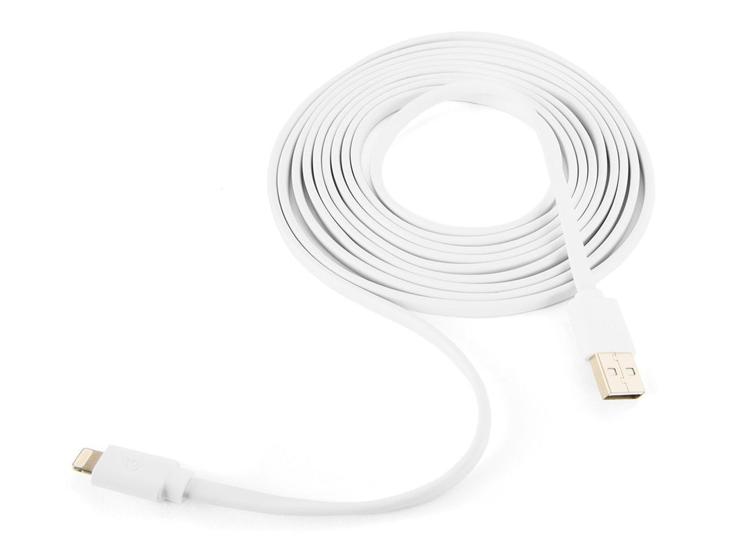 GRIFFIN Lightning USB 1m Cable for iPhone (6/6 Plus/6S /6S Plus/5/5S/5C) iPad (Pro/Air/Mini) iPod and Charge 8-Pin (1m/White)