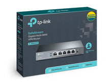 Load image into Gallery viewer, TP-Link Safestream Multi WAN VPN Router | 1 Gigabit WAN+3 Gigabit WAN/LAN+1 Gigabit LAN Port | IPsec/L2TP/PPTP VPN Supported| SPI Firewall | DoS Defense | Lightning Protection(TL-R600VPN)

