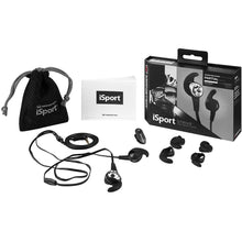 Load image into Gallery viewer, Monster iSport Strive in-ear headphones black
