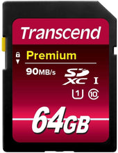 Load image into Gallery viewer, Transcend 16GB SDHC Class 10 UHS-1 Flash Memory Card Up to 60MB/s (TS16GSDU1)
