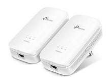 Load image into Gallery viewer, TP-Link AV1000 2-Ports Gigabit Powerline ethernet Adapter kit, Powerline speeds up to 1000 Mbps (TL-PA7020 KIT_V2)
